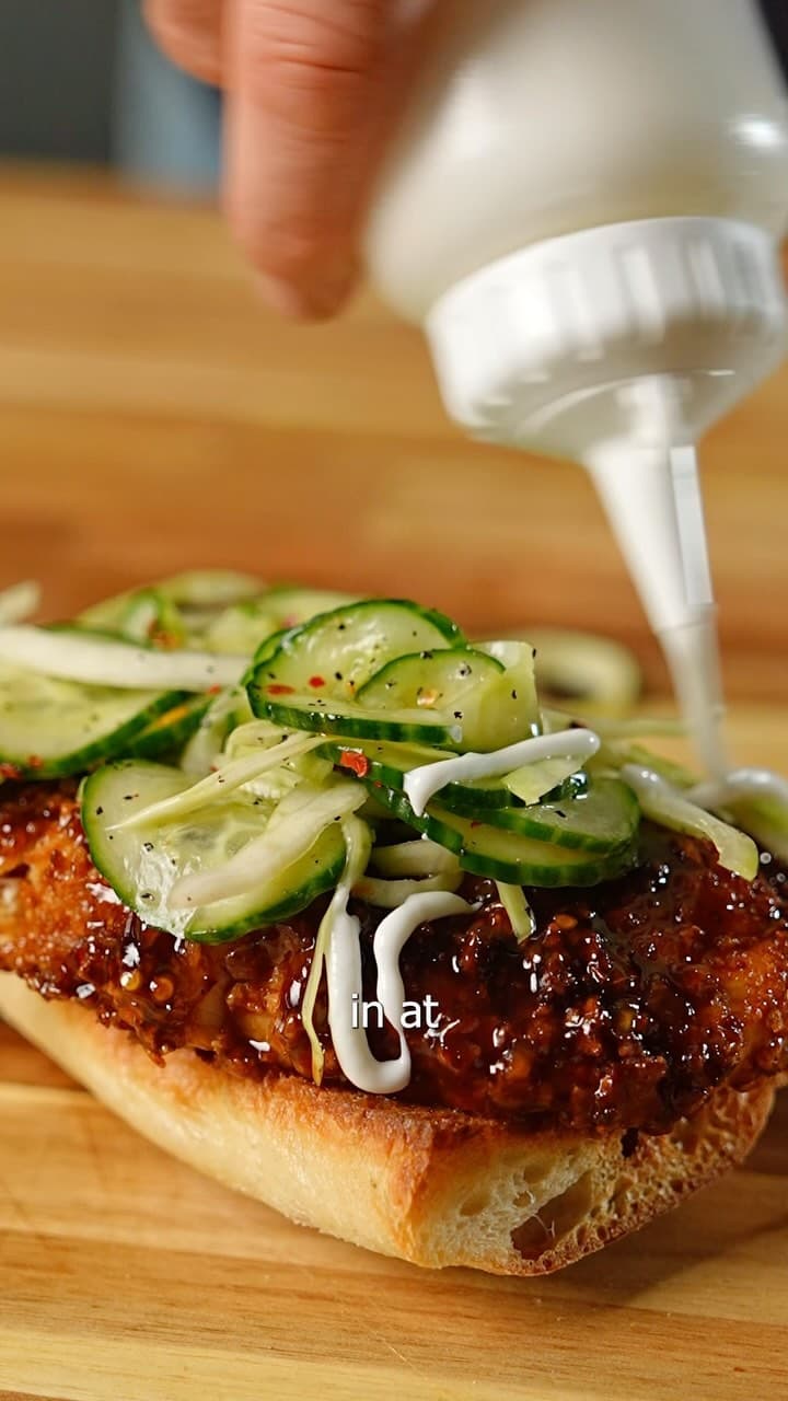 Bourbon Chicken Crispy Sandwich