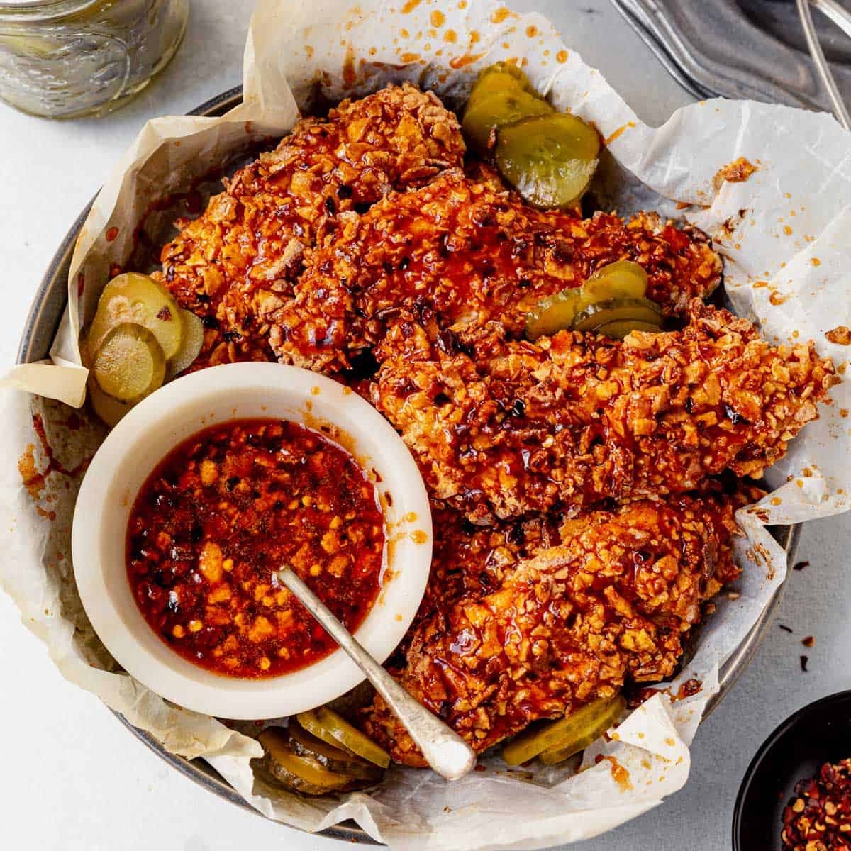 Crispy Honey Hot Chicken Tenders
