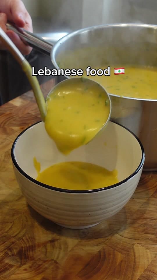 Lebanese Red Lentil Soup (Shorbat Adas)