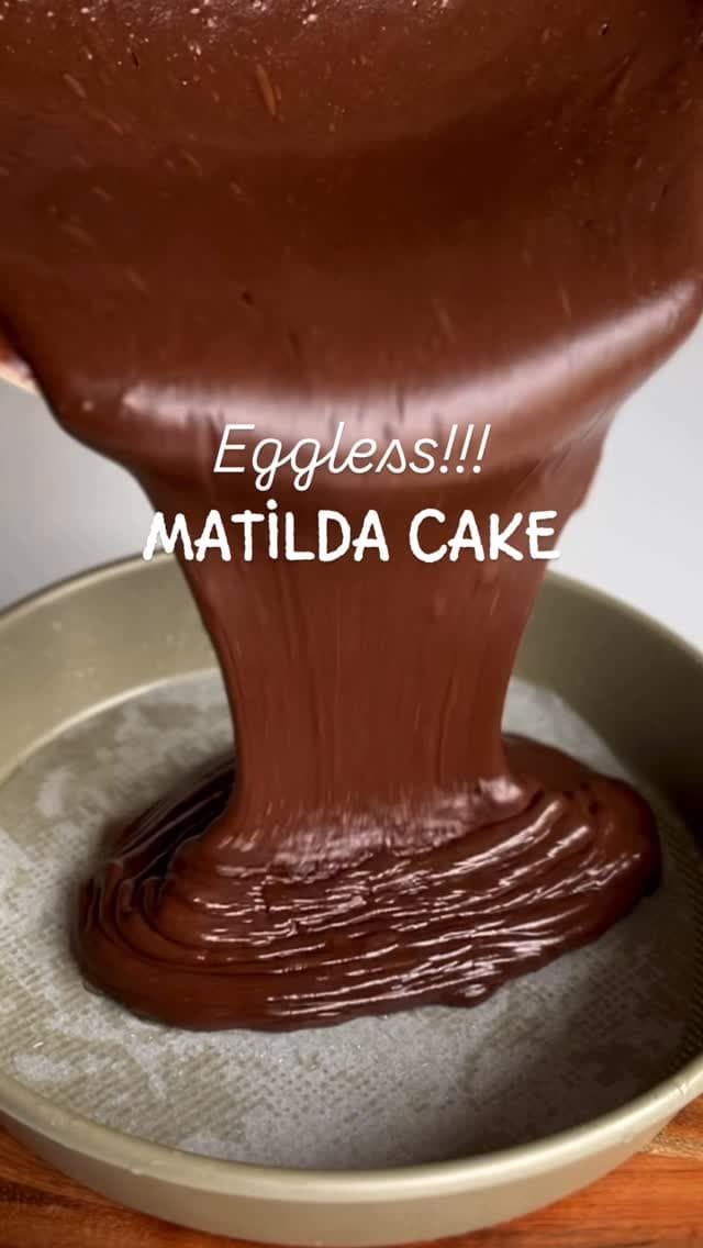 Decadent Eggless Matilda Chocolate Cake