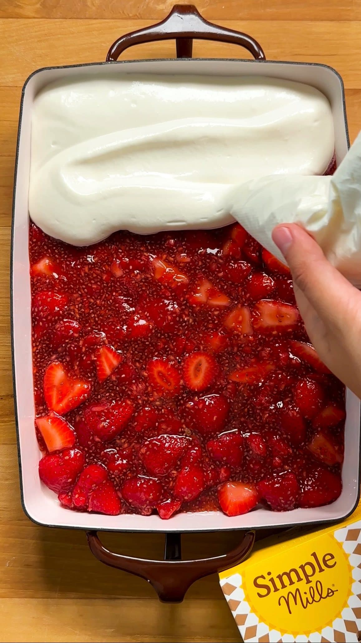 Sweet Breakfast Casserole with Berry Chia Pudding