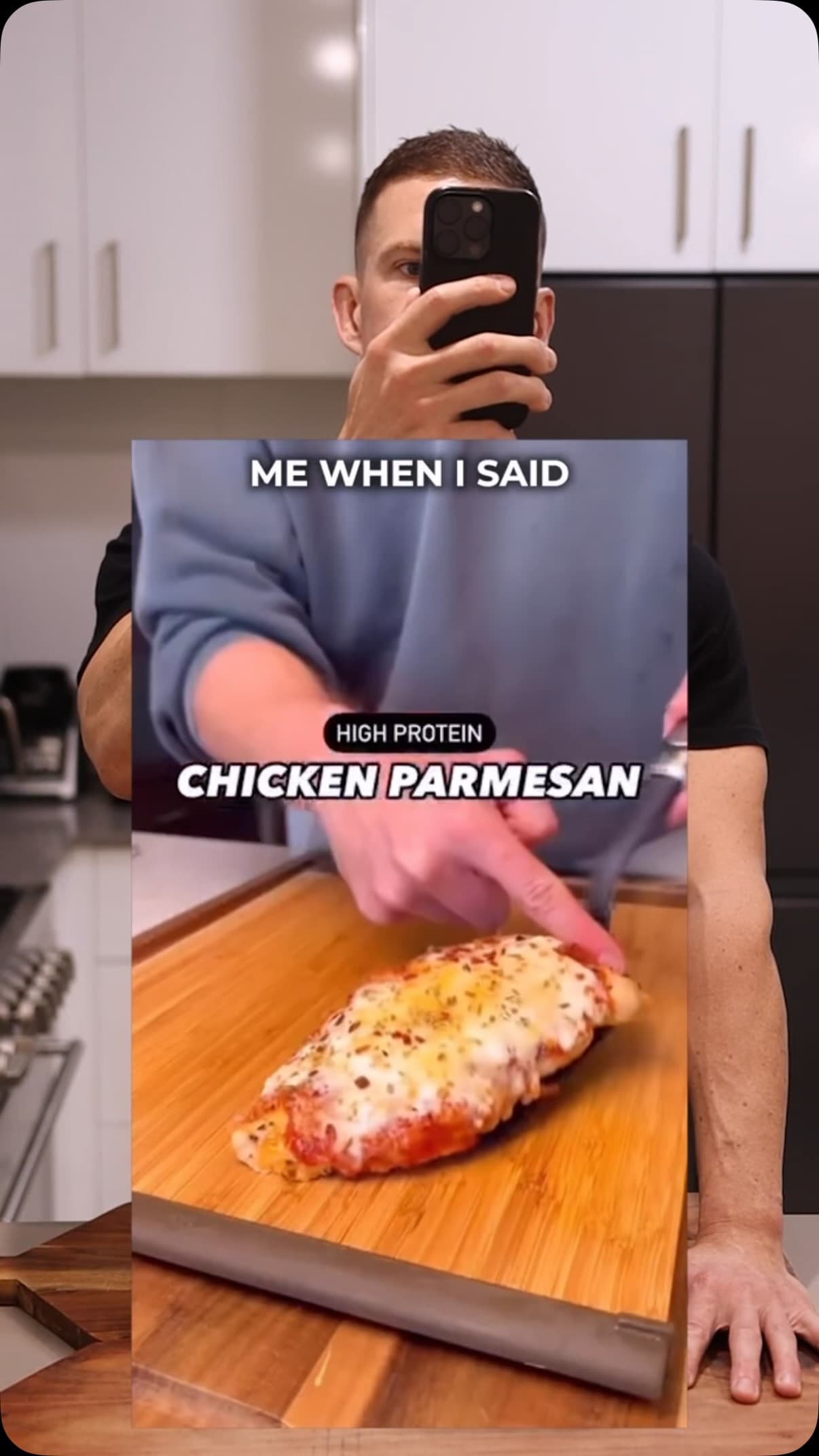Chicken Parmigiana by Matt West, a frame from the Instagram video
