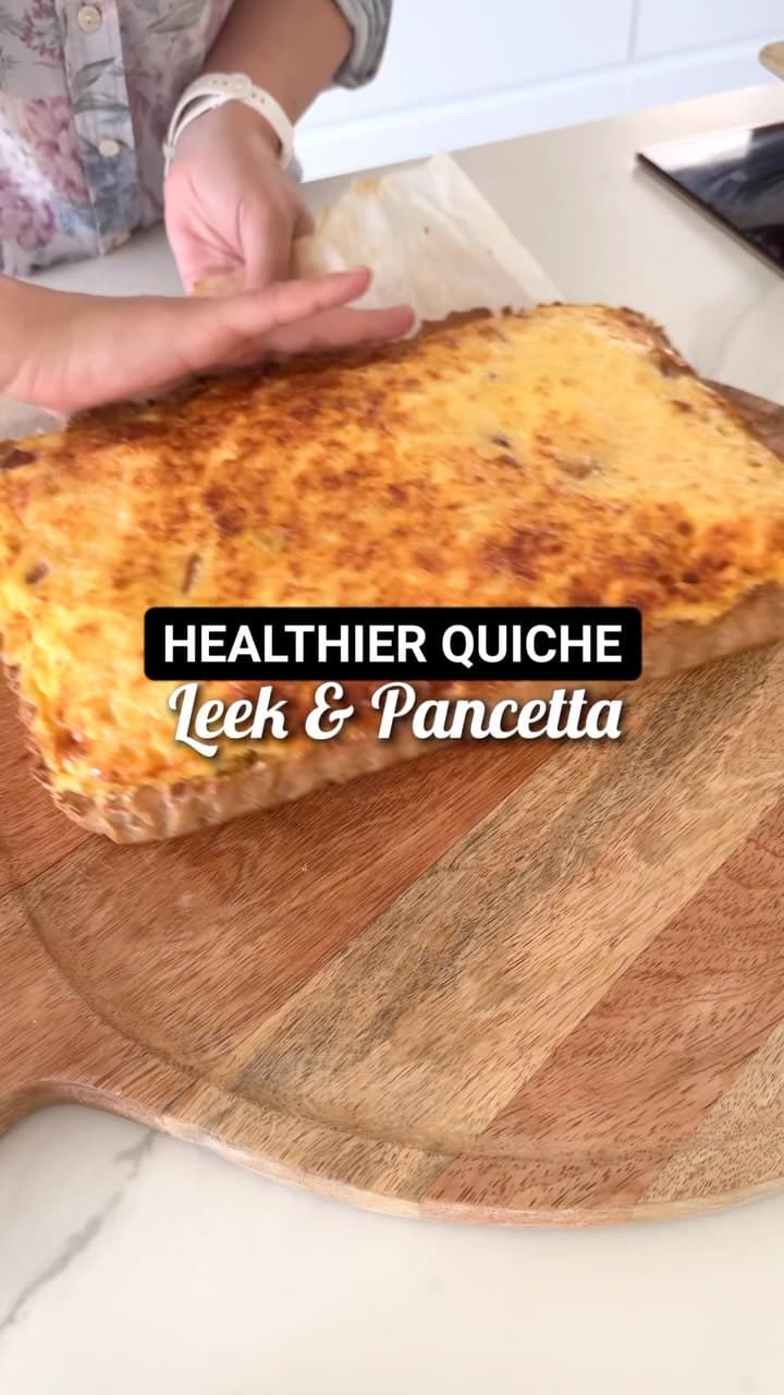 Healthier French Quiche