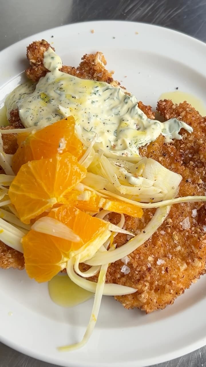 Hazelnut & Spiced Chicken Schnitzel