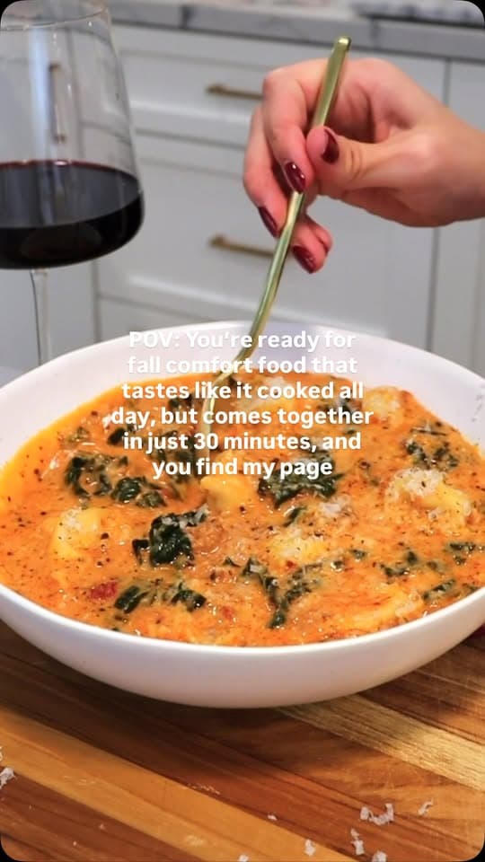 Cozy Tortellini Soup