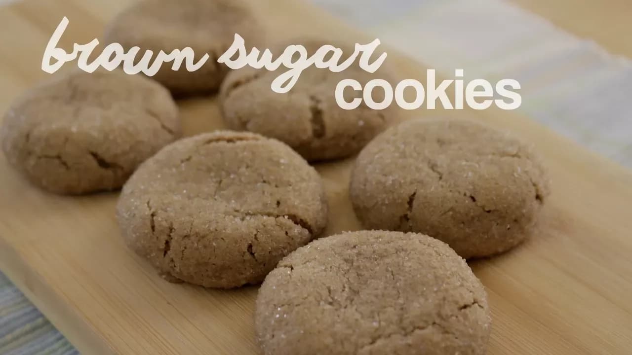 Chewy Brown Sugar Cookies
