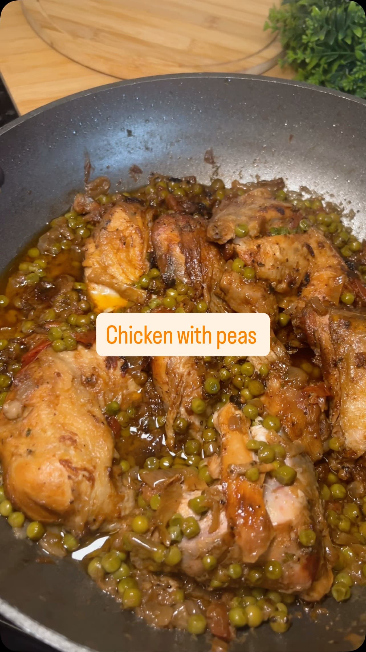 Chicken with Peas