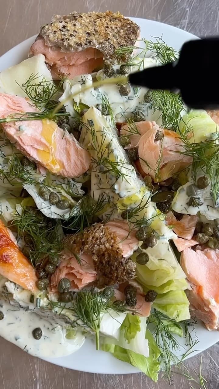 Salmon Wedge Salad