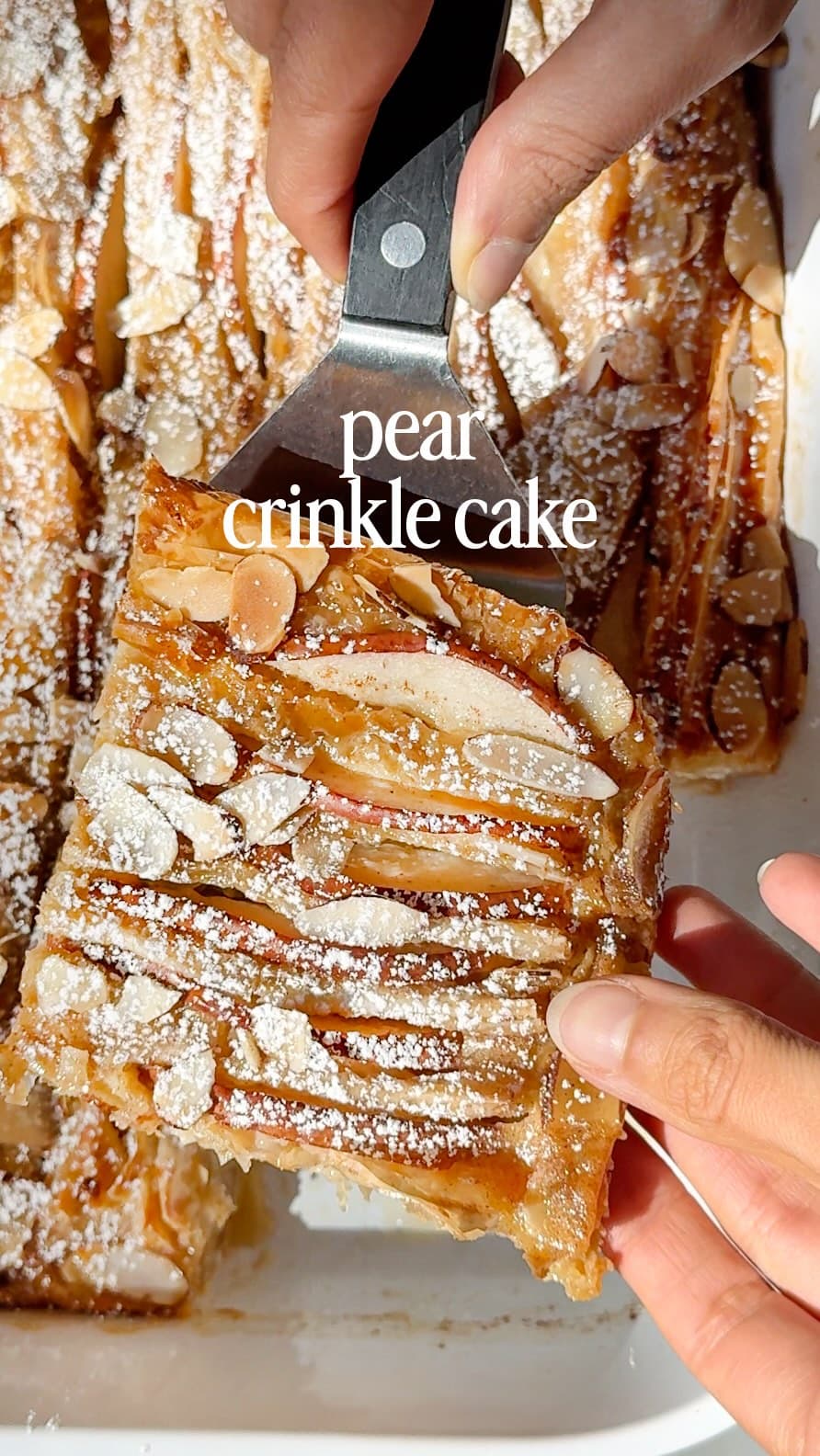 Pear Crinkle Cake