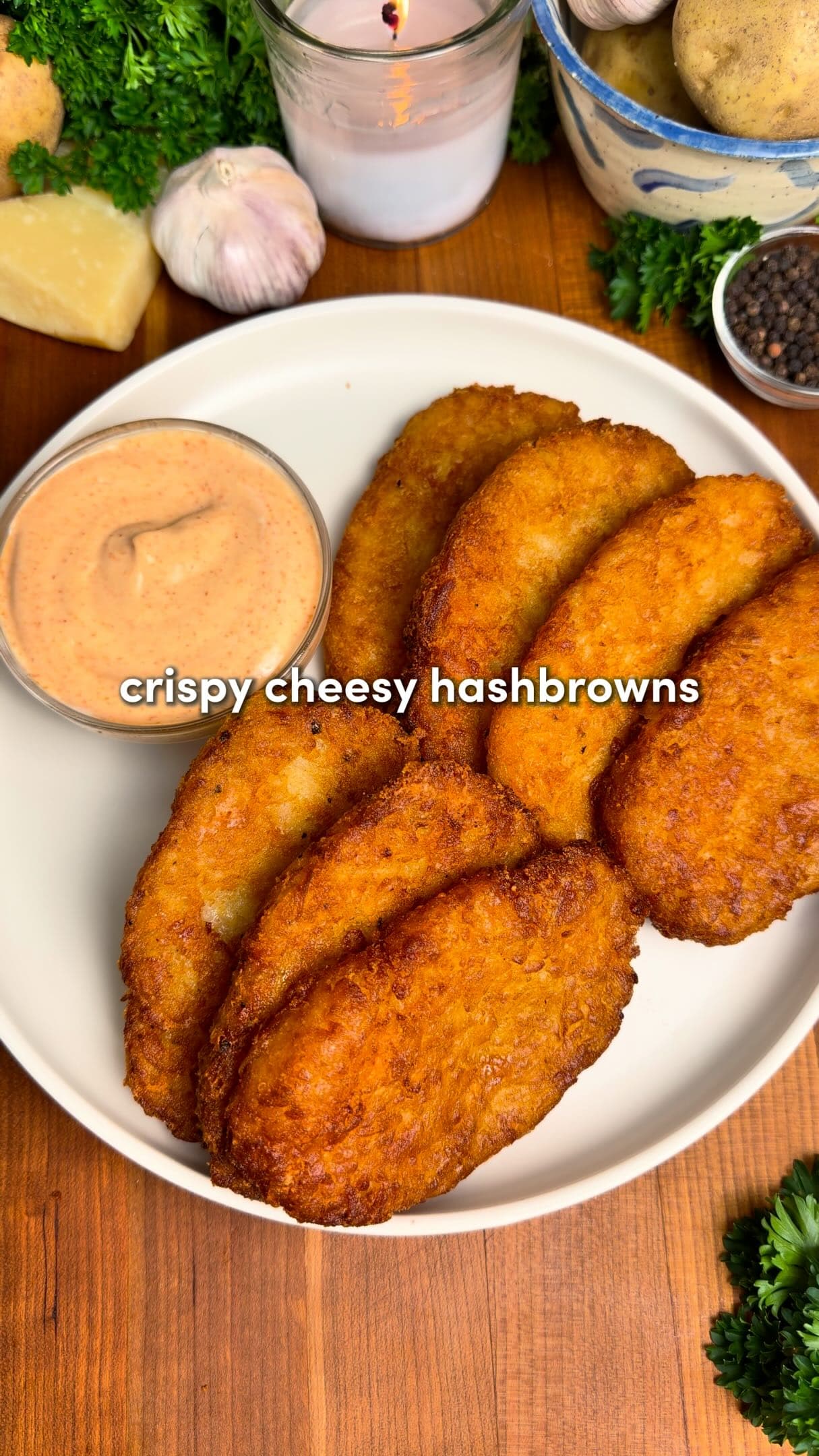 Crispy Cheesy Hashbrowns