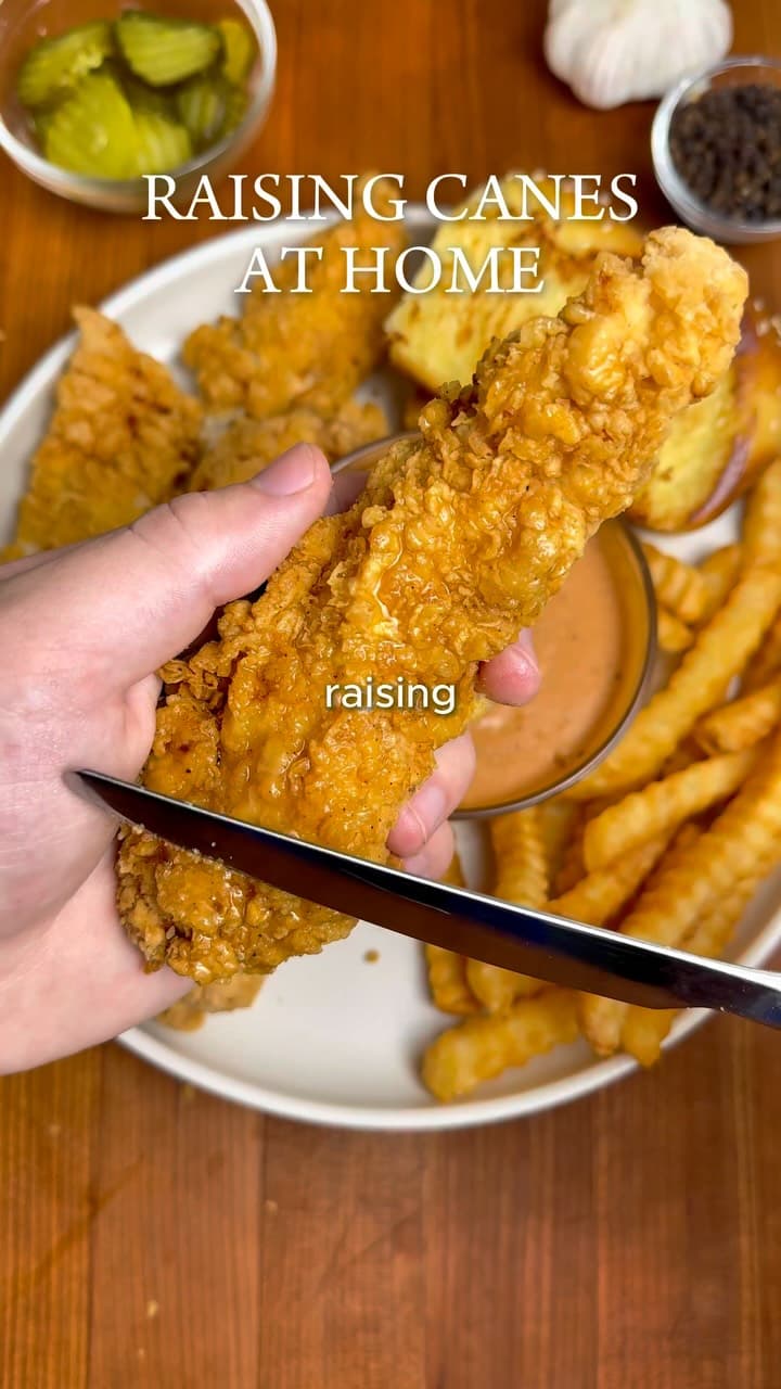 Raising Cane’s Chicken Tenders at Home