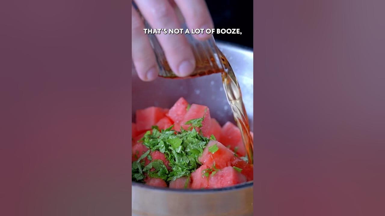 Watermelon Mojito Salad by Binging with Babish, a frame from the YouTube video