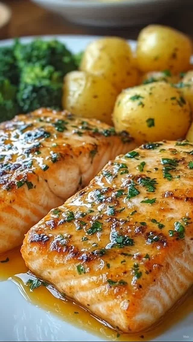 Garlic Butter Herb Salmon