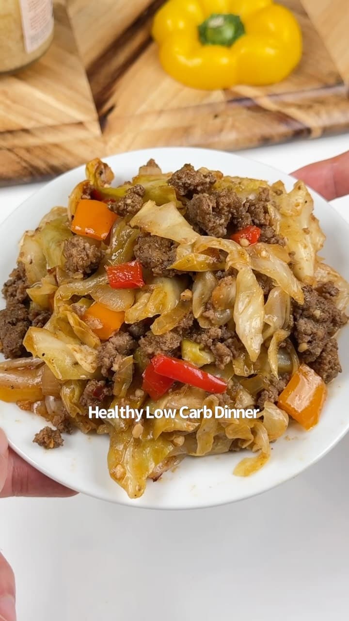 Low Carb Slow Cooker Viral Dirty Cabbage by iRick Wiggins, a frame from the Instagram video
