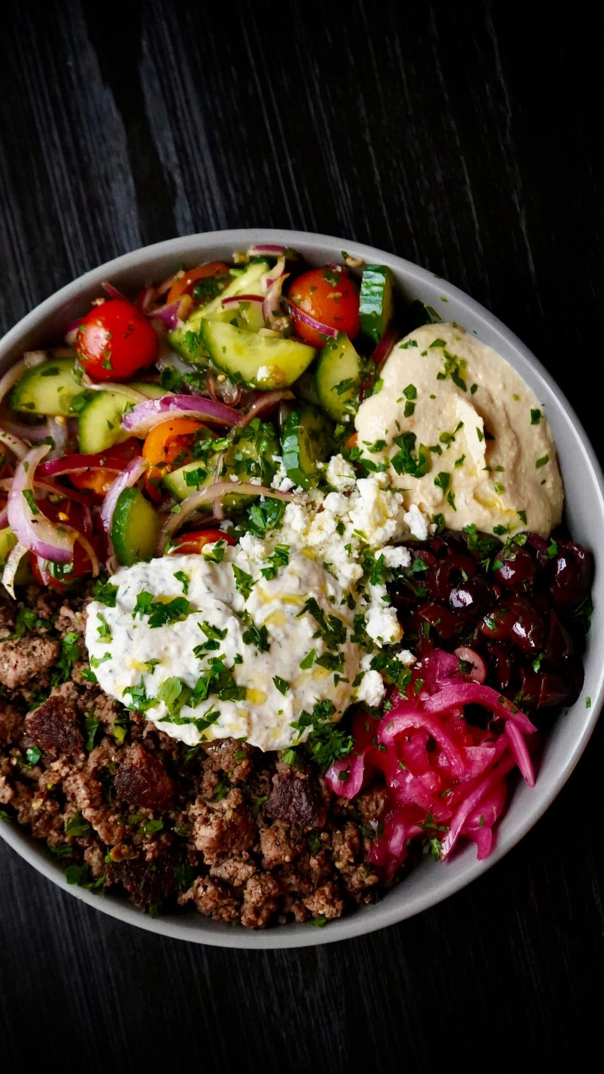 Mediterranean Beef Bowl