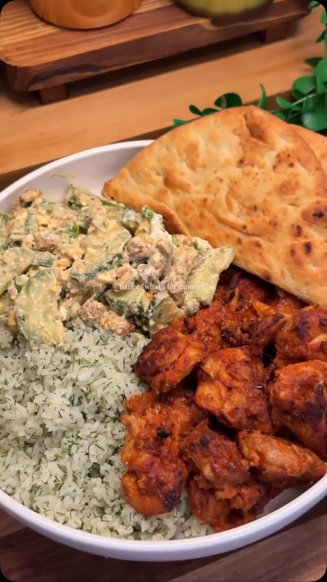 Sheet Pan Chicken Shawarma Bowls by Mediterranean Diet Plan, a frame from the Instagram video