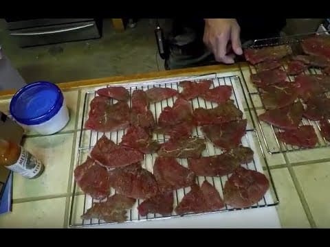 Dr. Pepper Jalapeño Beef Jerky (Oven Method)
