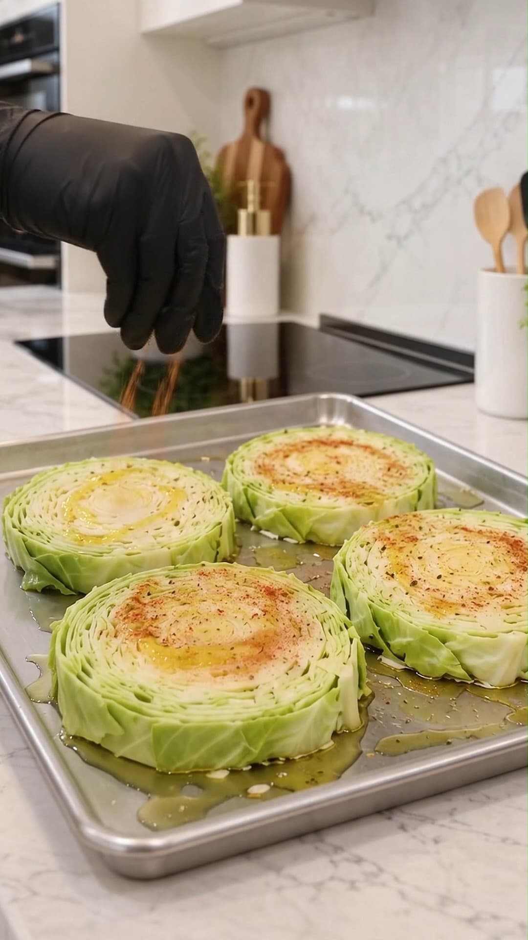 Cheesy Beef & Cabbage Steaks by FreshCut Snacks, a frame from the Instagram video