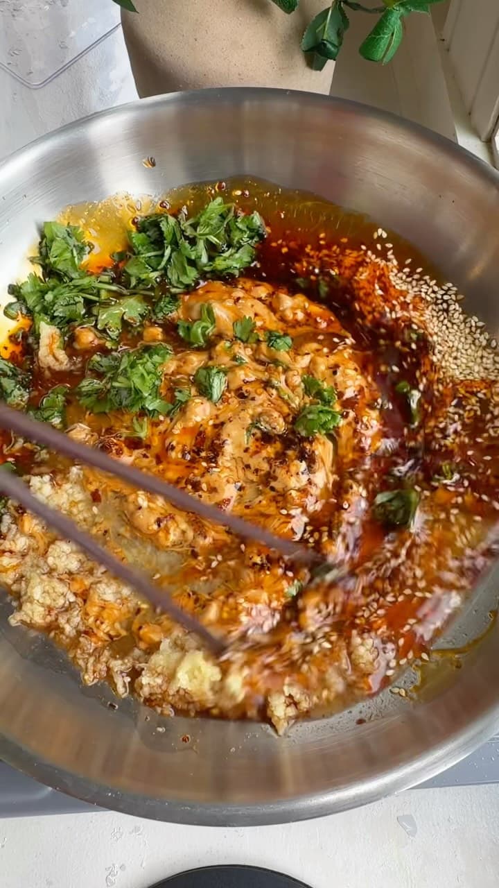 Udon Noodles in a Spicy Peanut Sauce Ramen