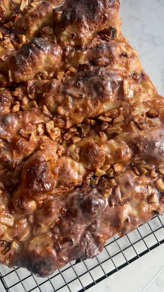 Brown Butter Apple Fritter Focaccia