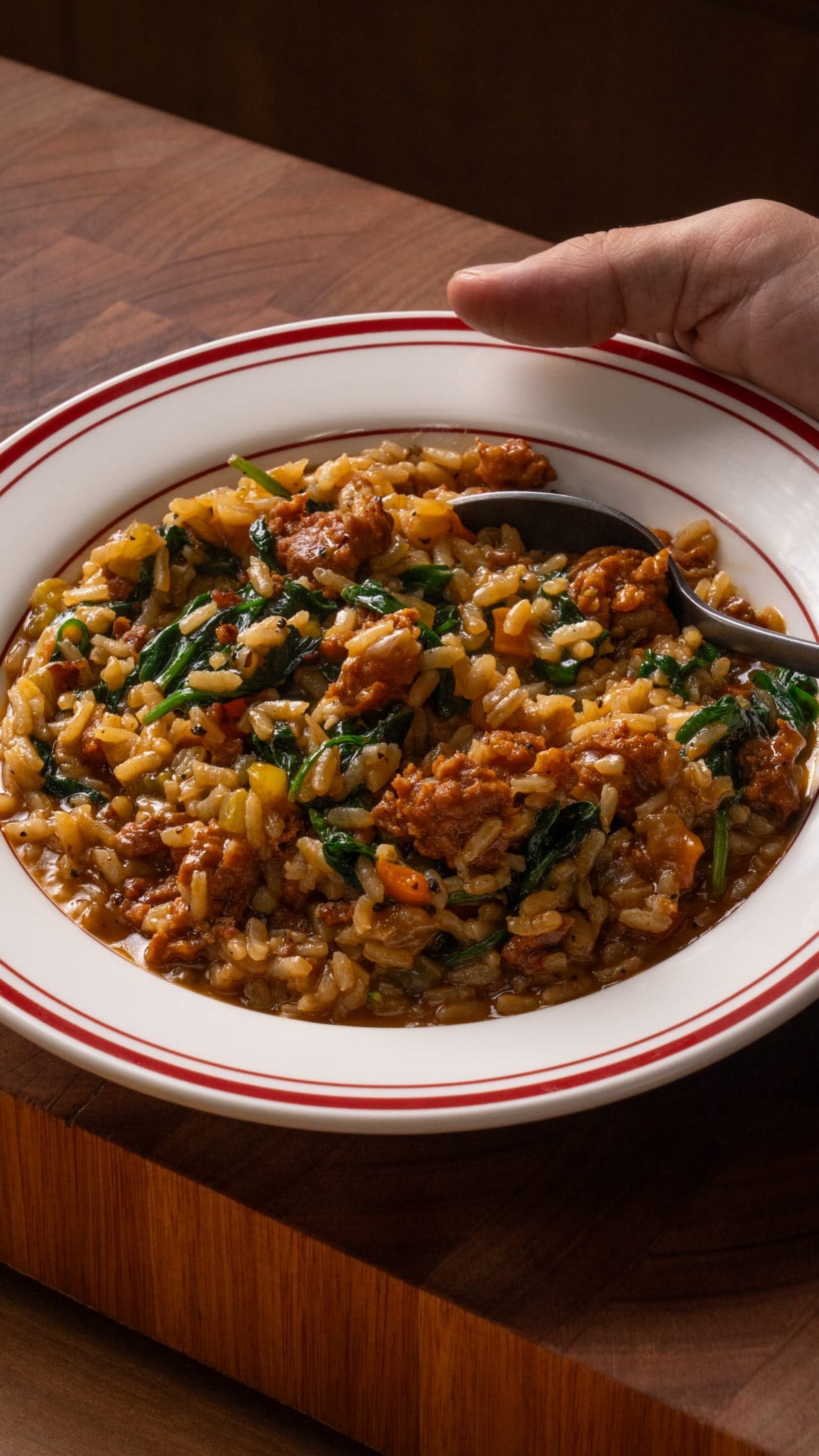 One-Pot Sausage and Rice
