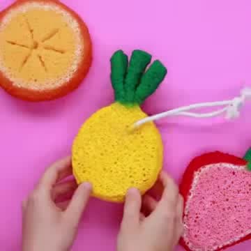 Fruit Sponge Soap Pocket