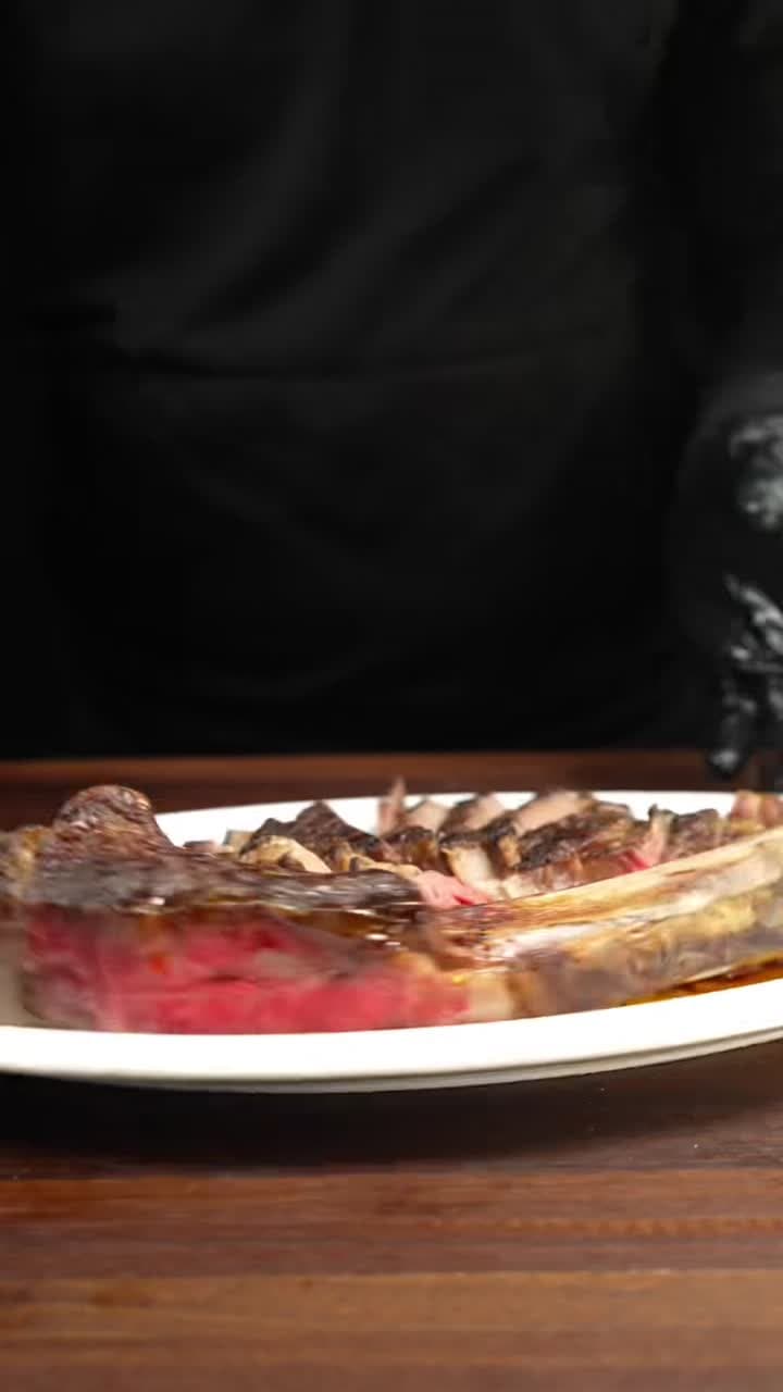 Tomahawk Steak Marinated in Chili Garlic Oil