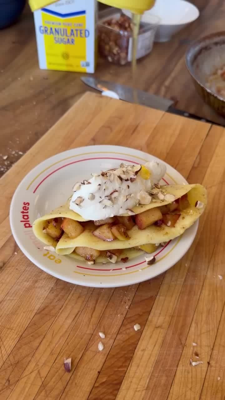 Apple Pie Crepes