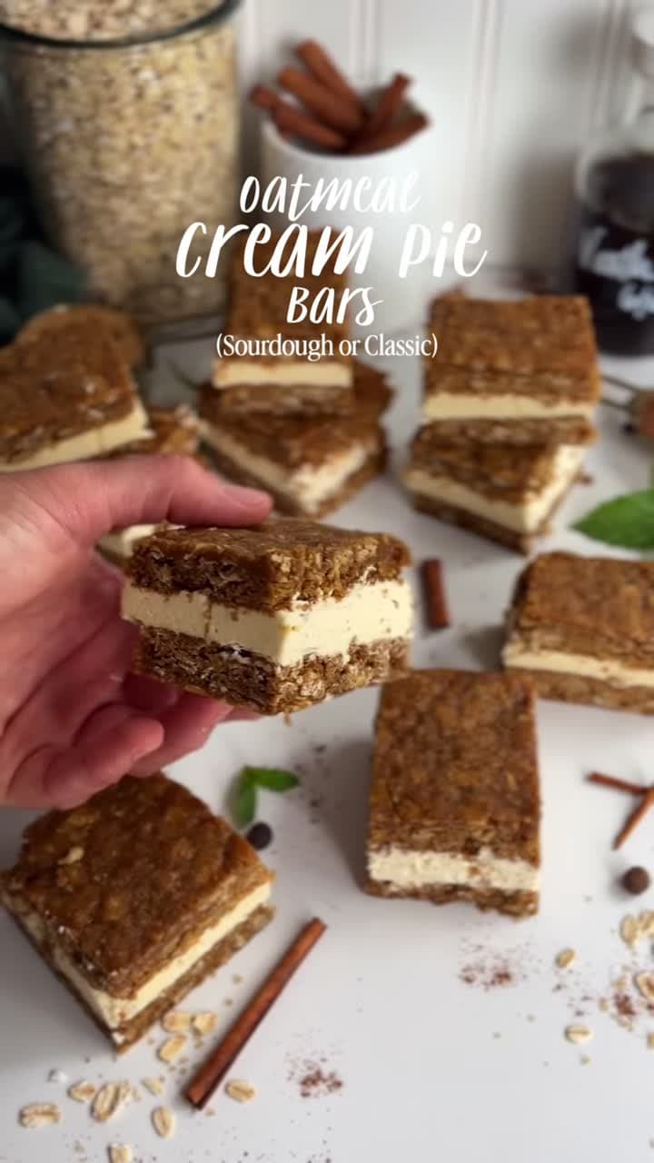 Oatmeal Cream Pie Bars