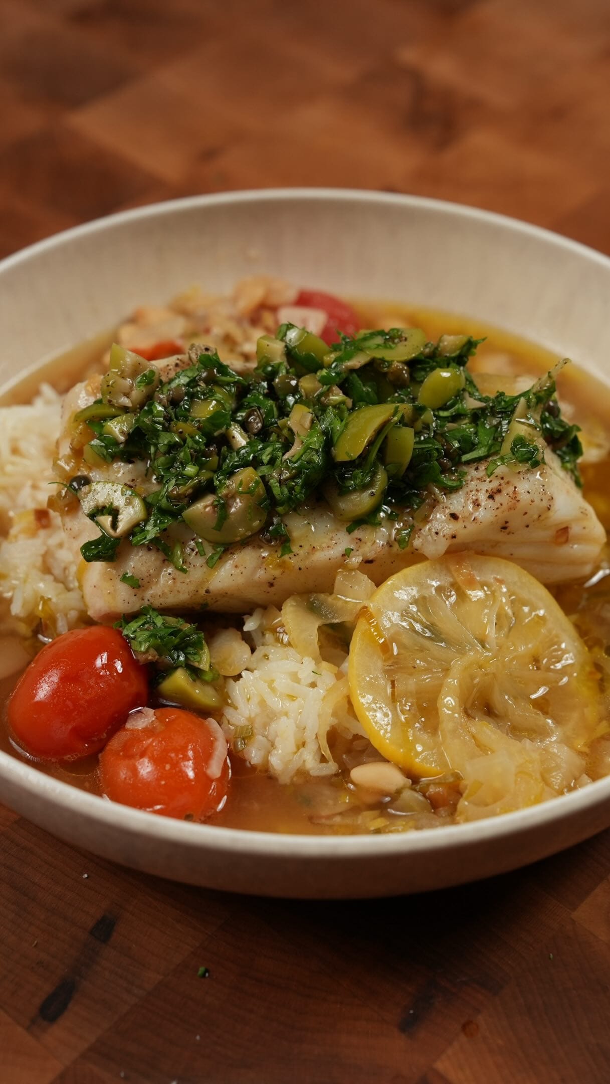 Brothy Halibut with Butter Beans – 25-Minute Recipe