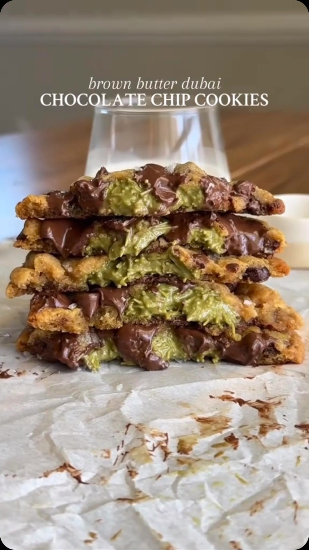 Brown Butter Dubai Chocolate Chip Cookies – 32-Minute Recipe