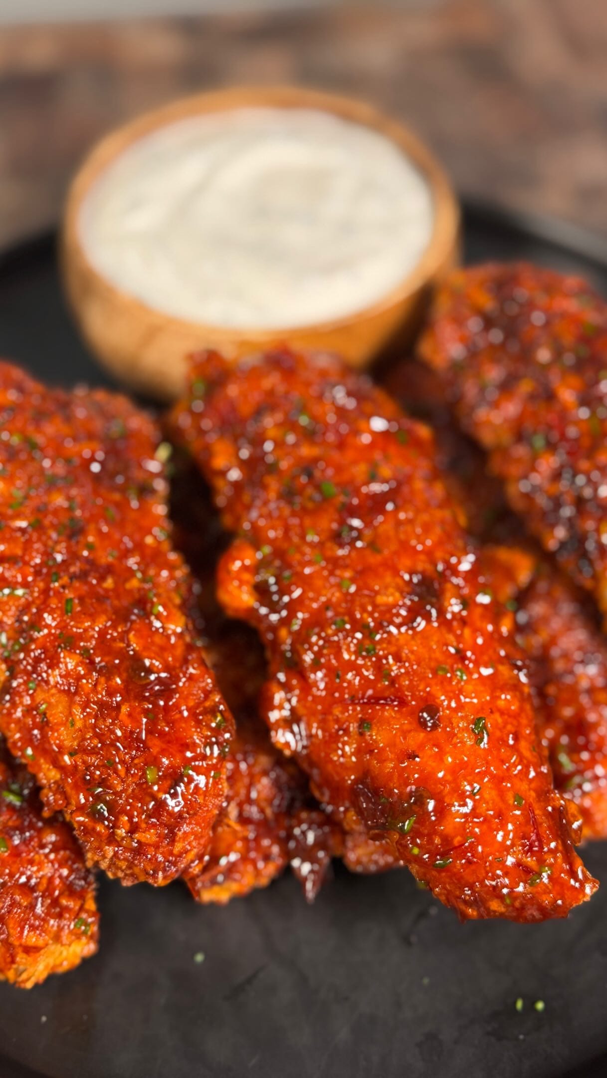 Air Fried Crispy Chipotle Honey Chicken Tenders
