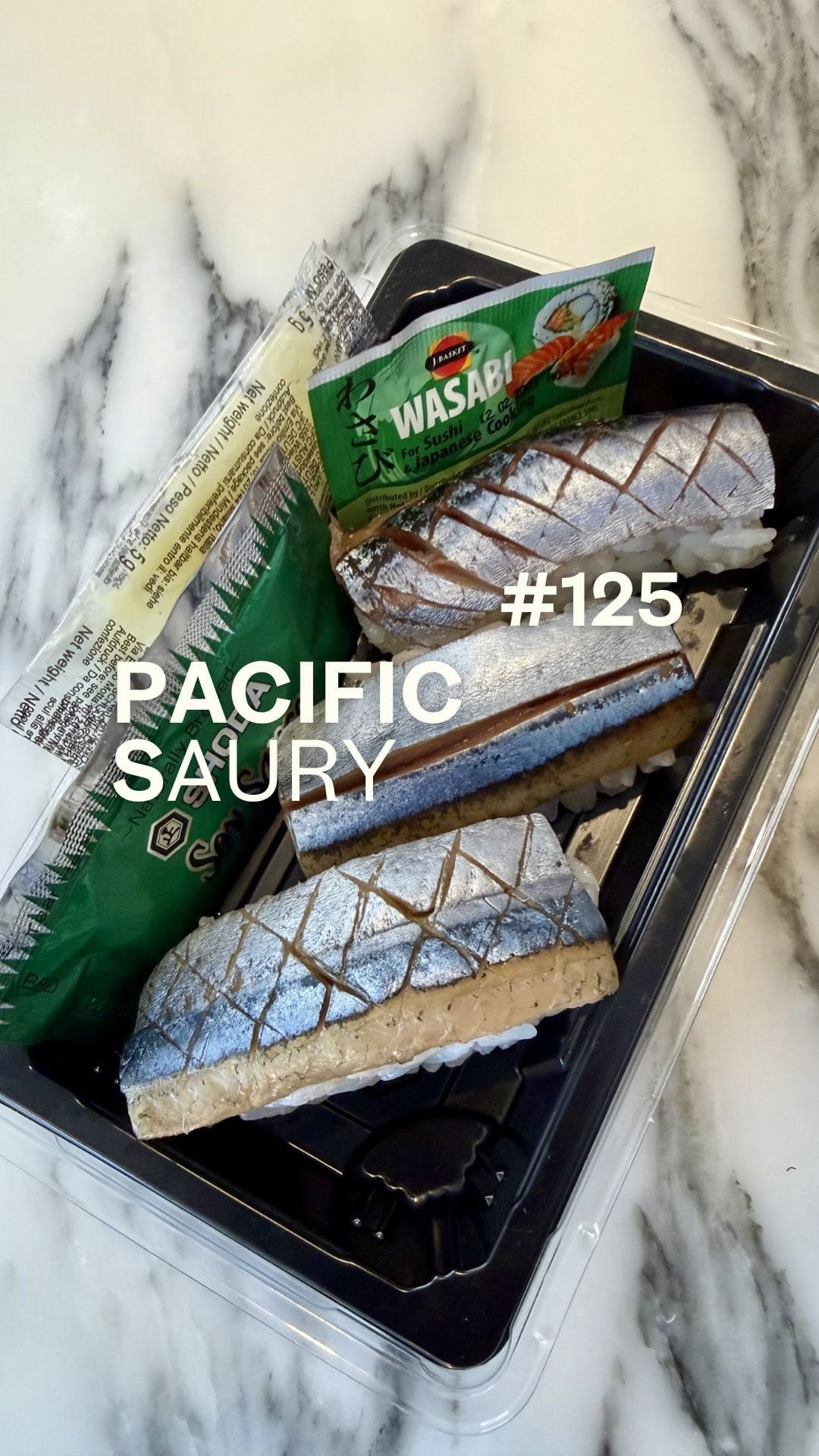 Pacific Saury Nigiri