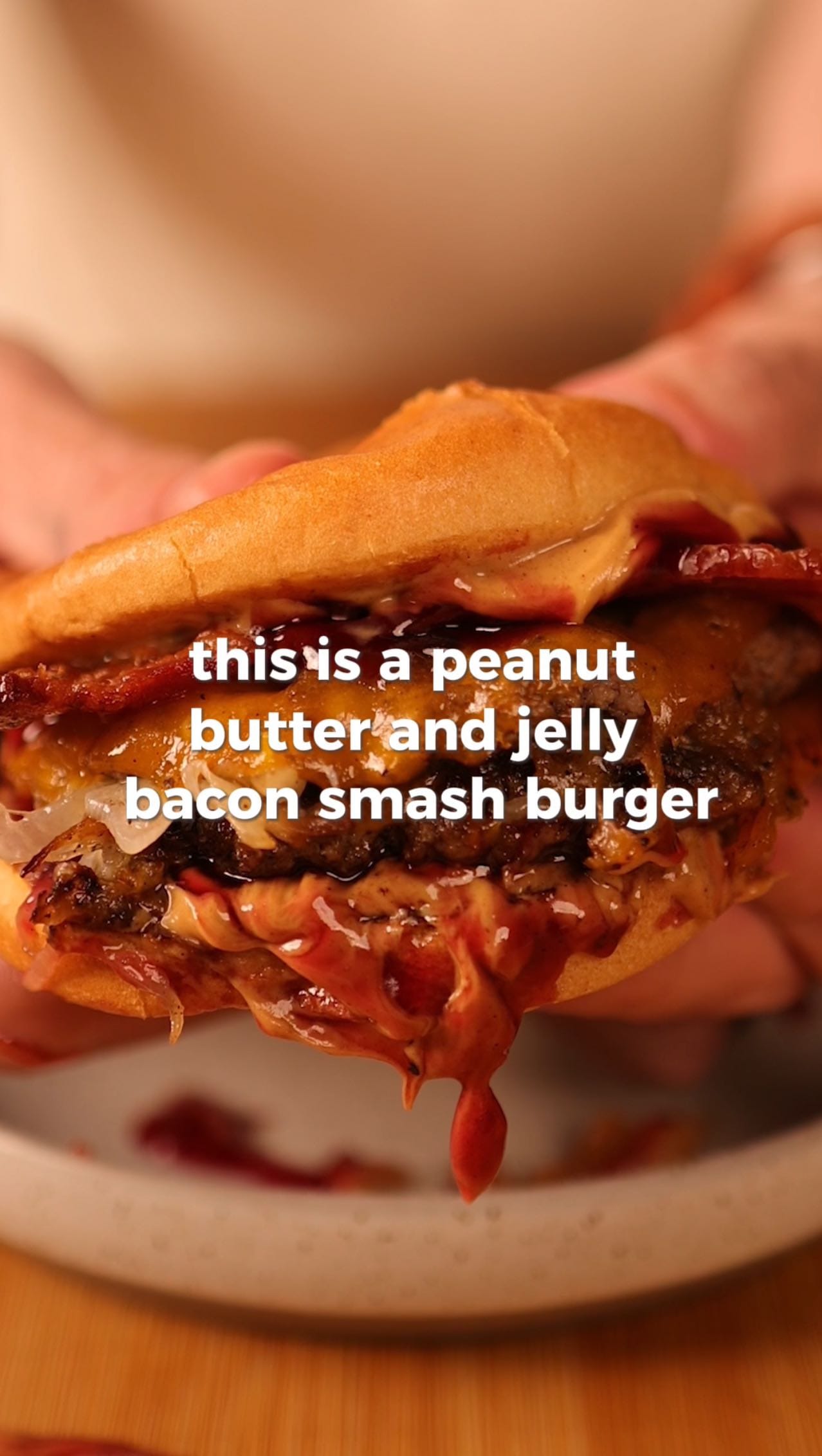 Peanut Butter & Jelly Bacon Smashburger – 25-Minute Recipe
