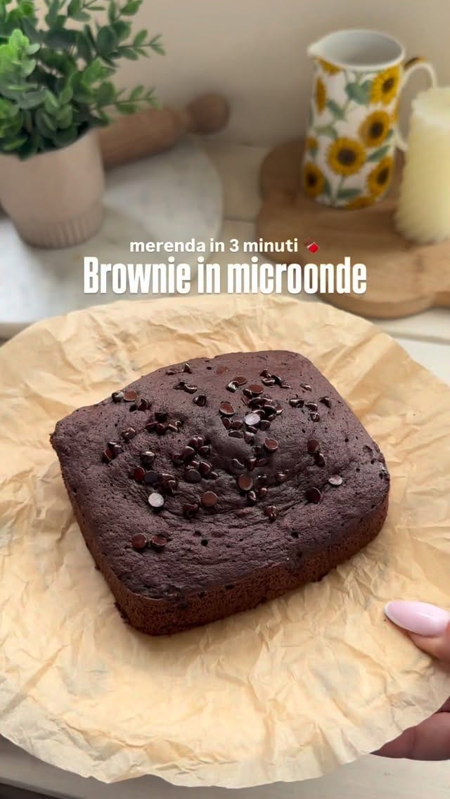 Microwave Brownie – 7-Minute Recipe