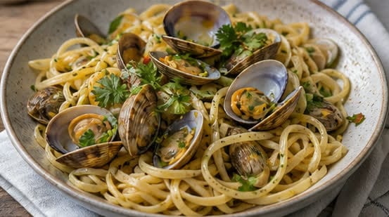 Linguine with Clams – 39-Minute Recipe