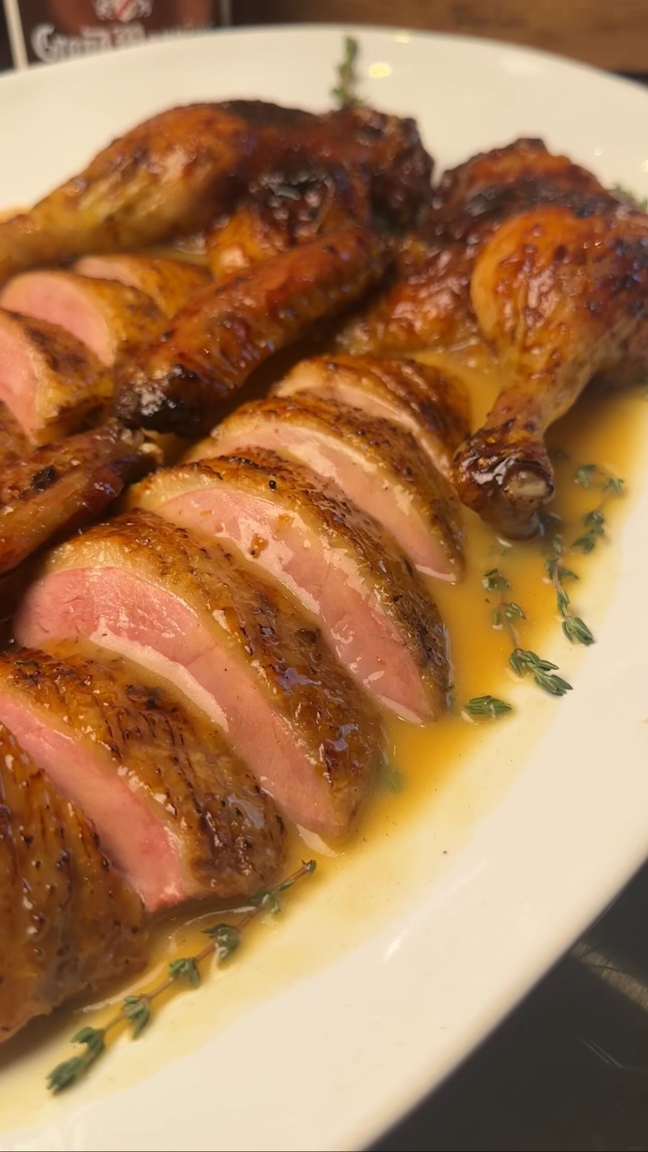 Glazed Roast Duck with Orange Sauce Recipe