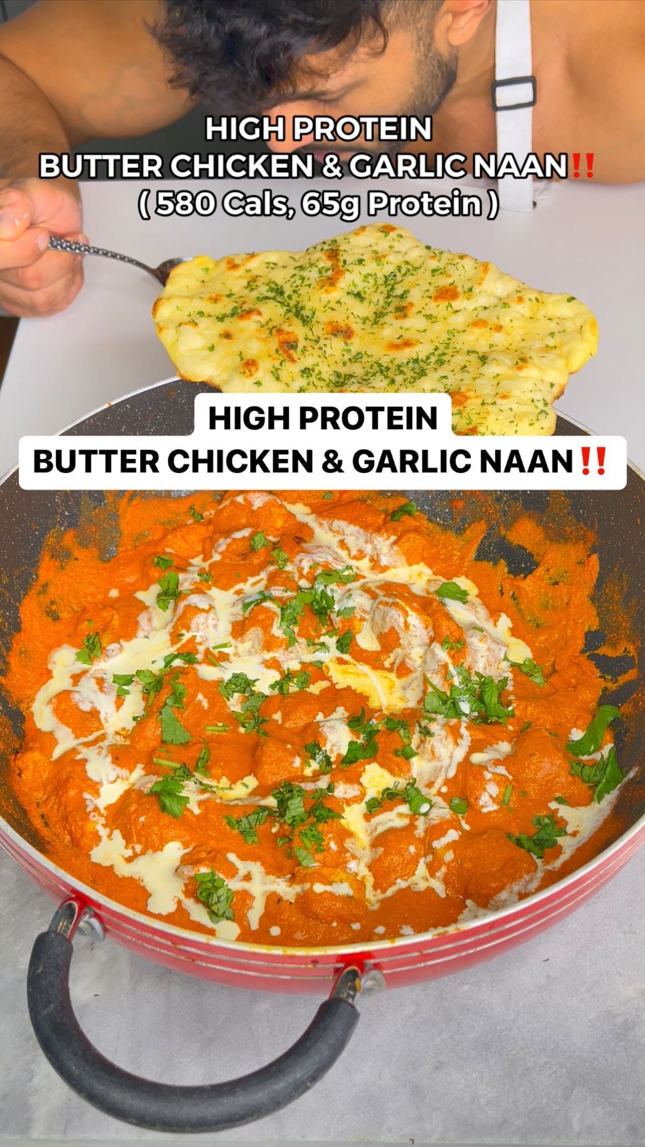 High‑Protein Butter Chicken with Garlic Naan – 45-Minute Recipe