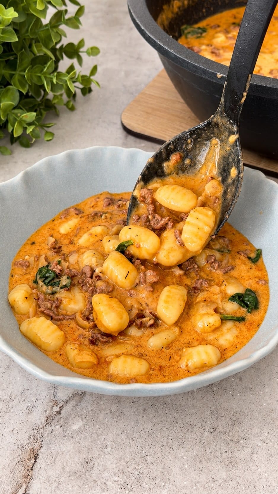 Creamy Gnocchi with Ground Veal – 45-Minute Recipe