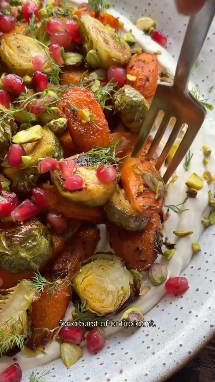 Spiced Roasted Carrots & Sprouts – 50-Minute Recipe