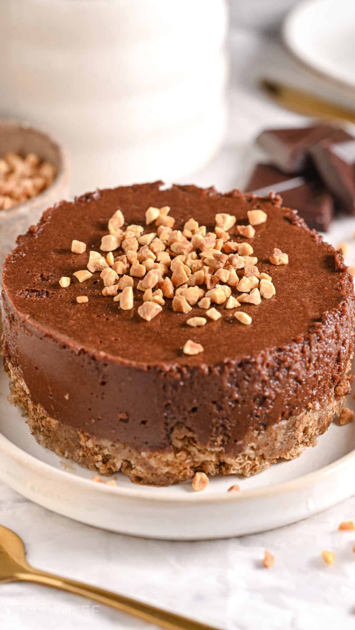 High Protein No‑Bake Cheesecake