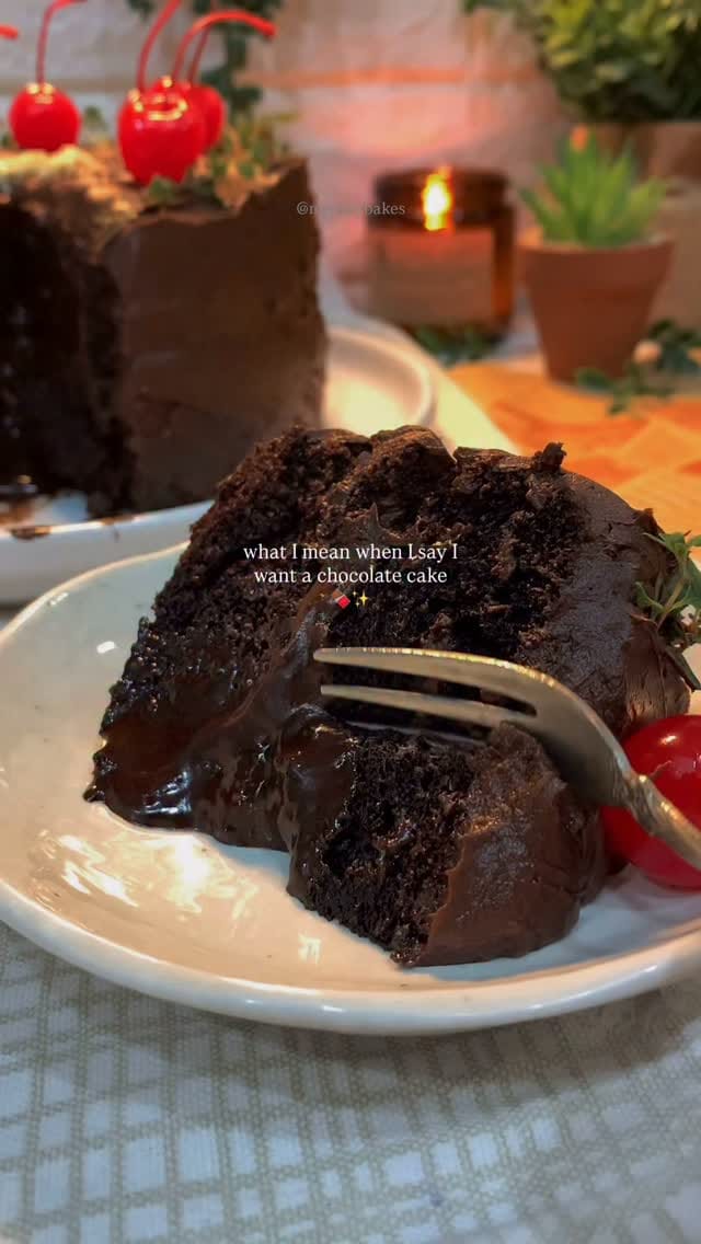 Chocolate Cake with Whipped Ganache – 65-Minute Recipe