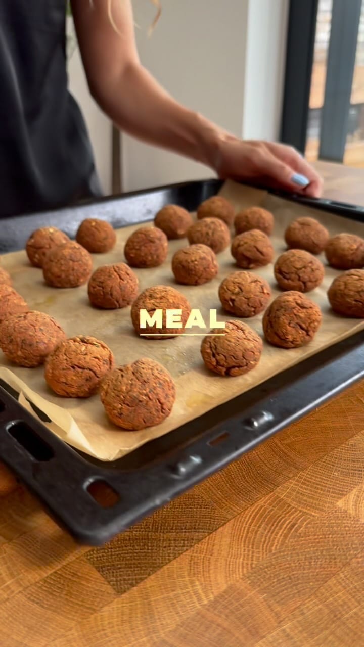 Smoky Tempeh & Black Bean Meatballs