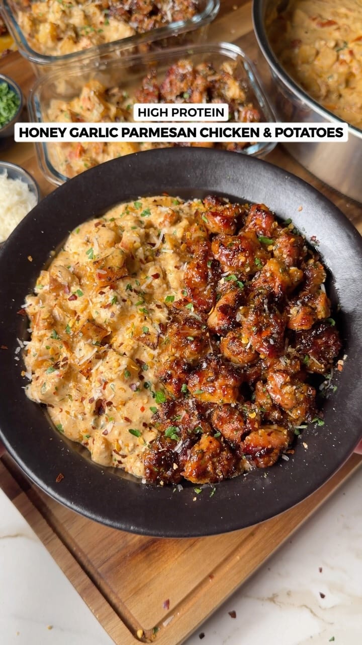 Honey Garlic Parmesan Chicken & Potatoes – 100-Minute Recipe