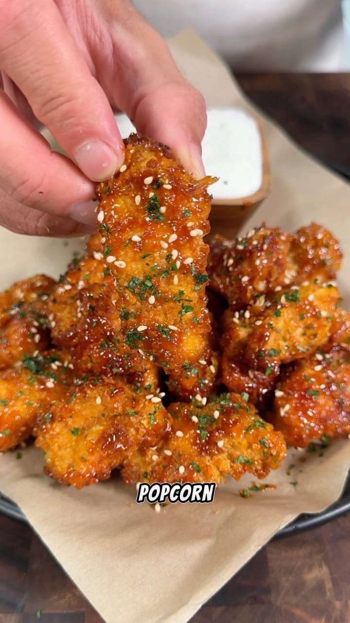 Crispy Sweet Chili Popcorn Chicken Bites – 33-Minute Recipe
