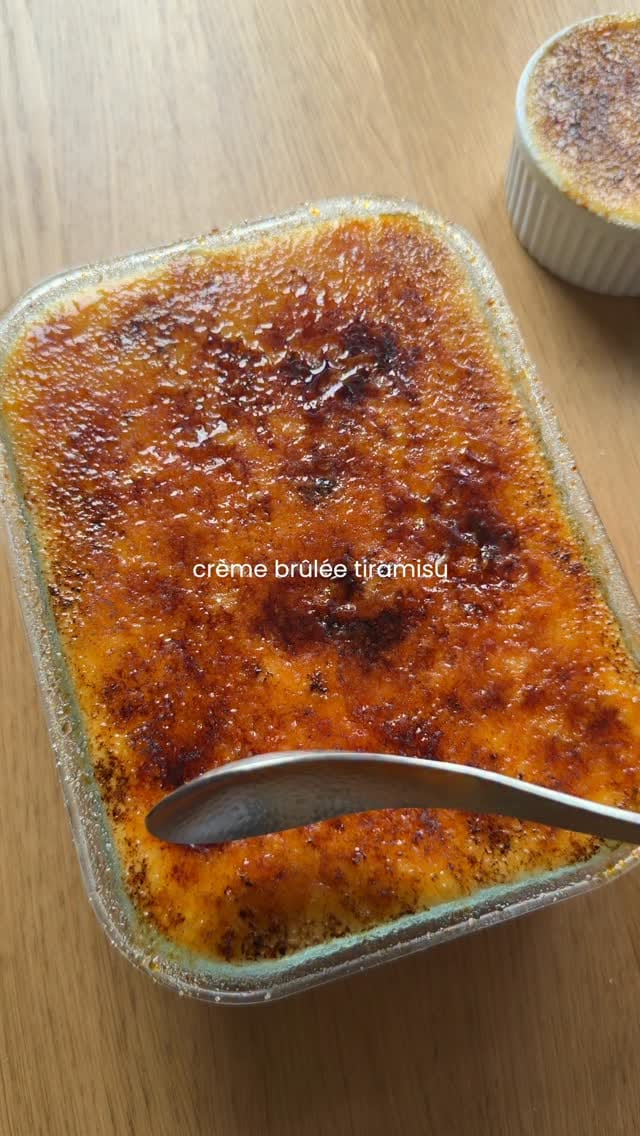 Crème Brûlée Tiramisu