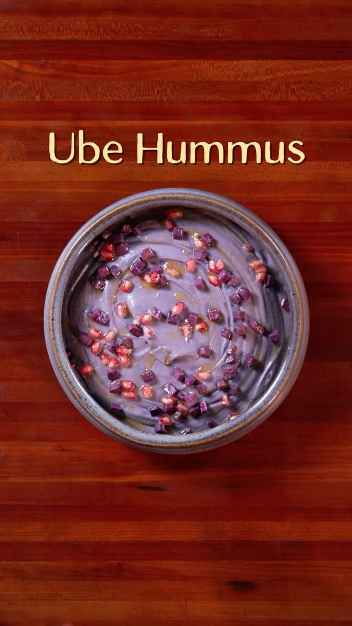 Ube Hummus and Ube Pita – 70-Minute Recipe