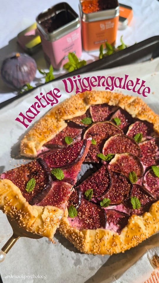 Savory Fig Galette with Whipped Feta & Hatay Chili
