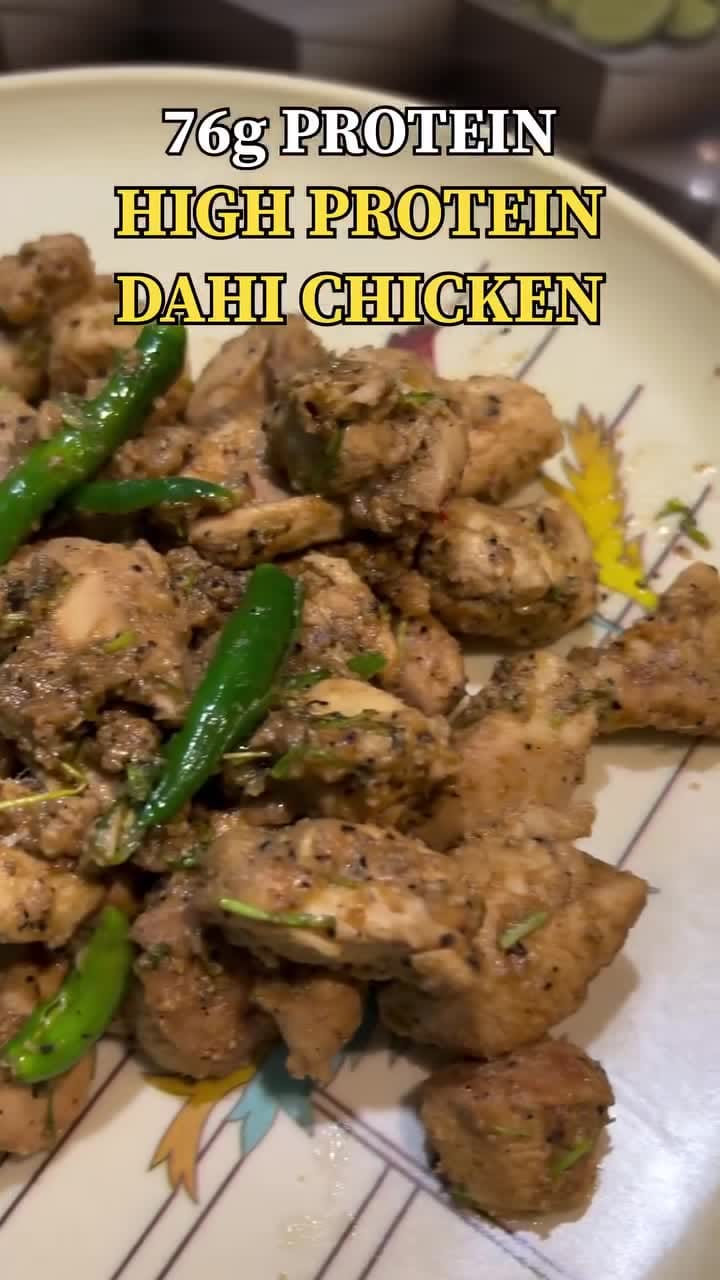 High Protein Dahi Chicken – 25-Minute Recipe