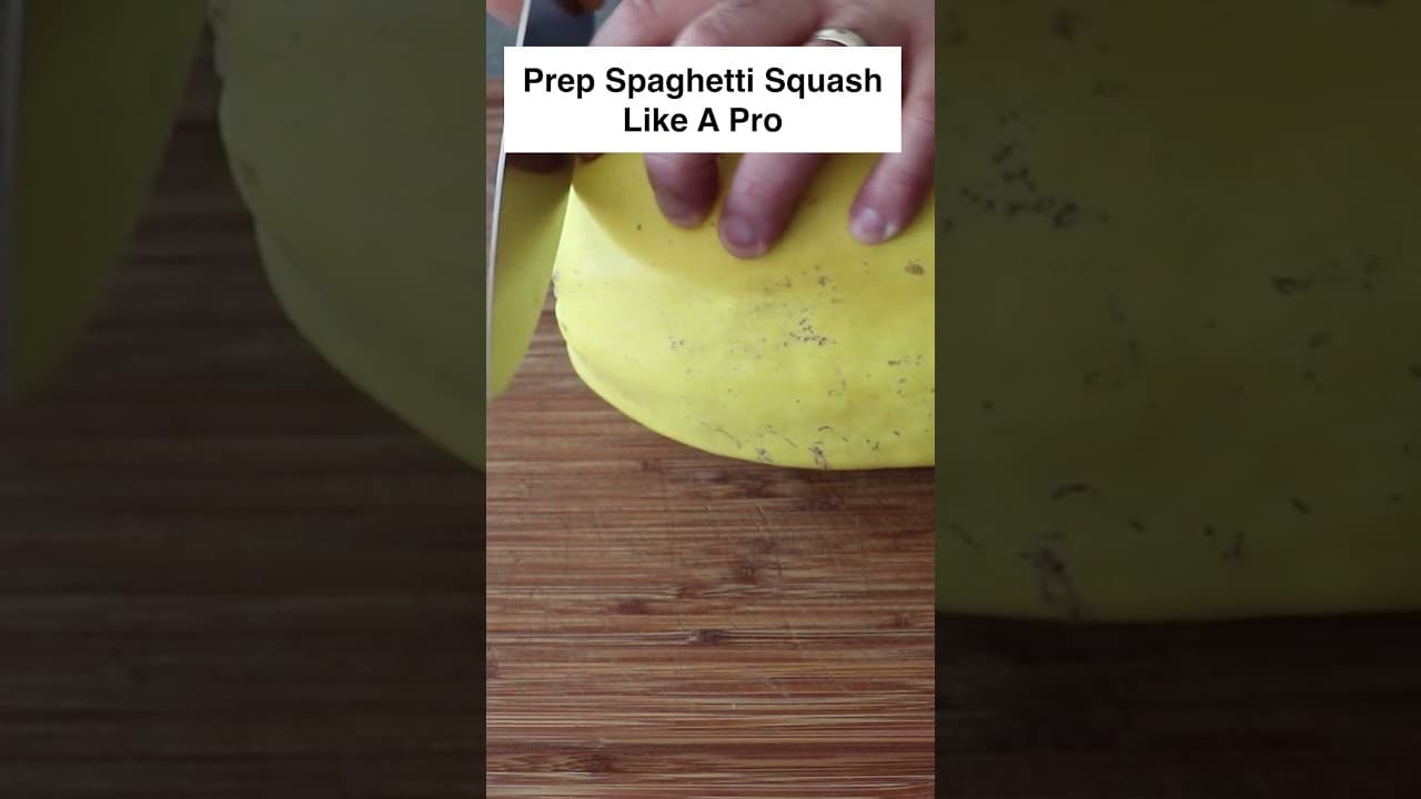 Roasted Spaghetti Squash by Food Wishes, a frame from the YouTube video